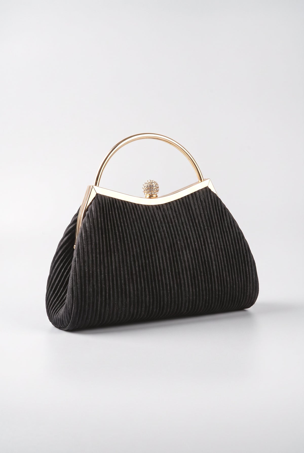 Shiny Handbag Chain Bag, black