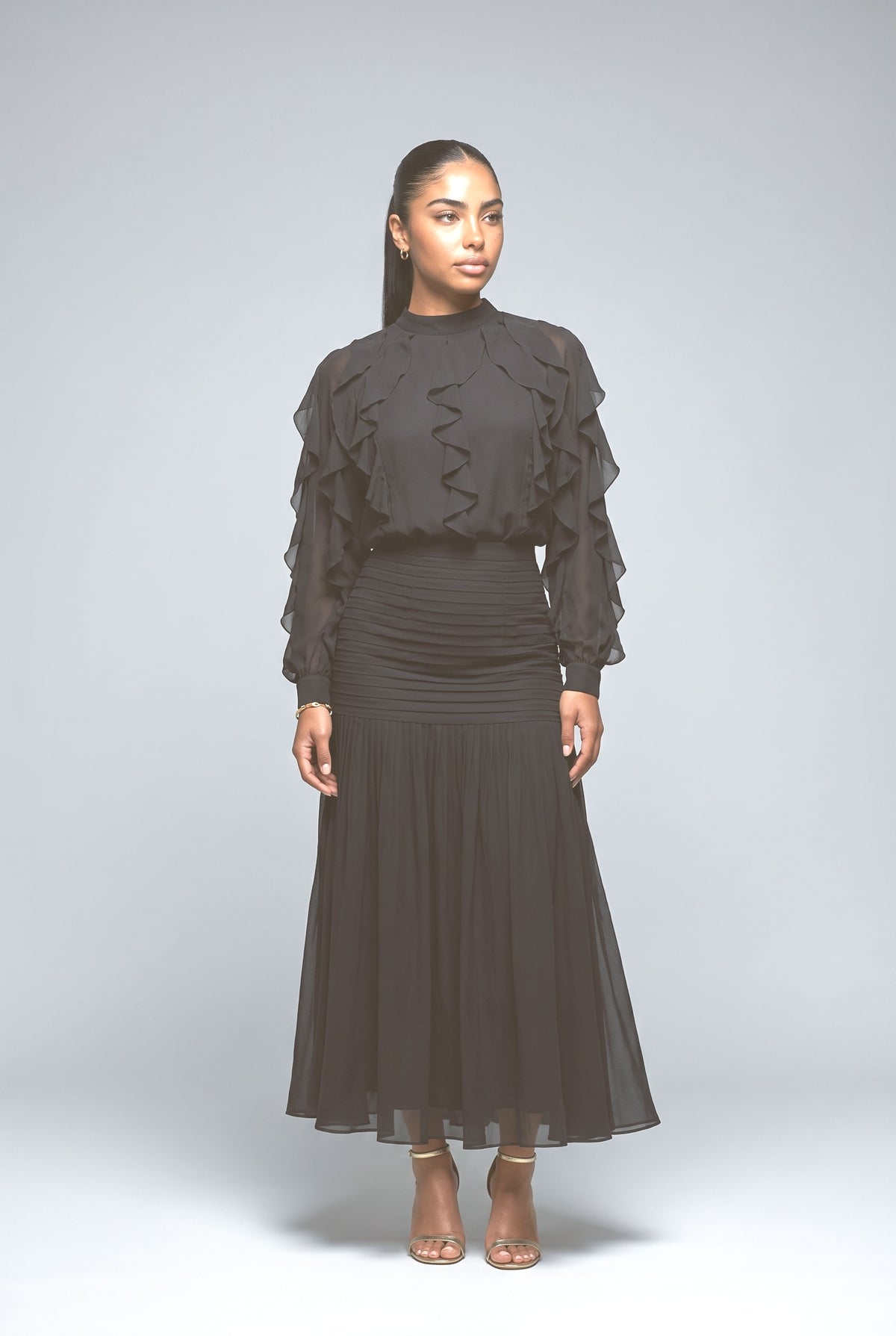 Mermaid Outfit Set, black
