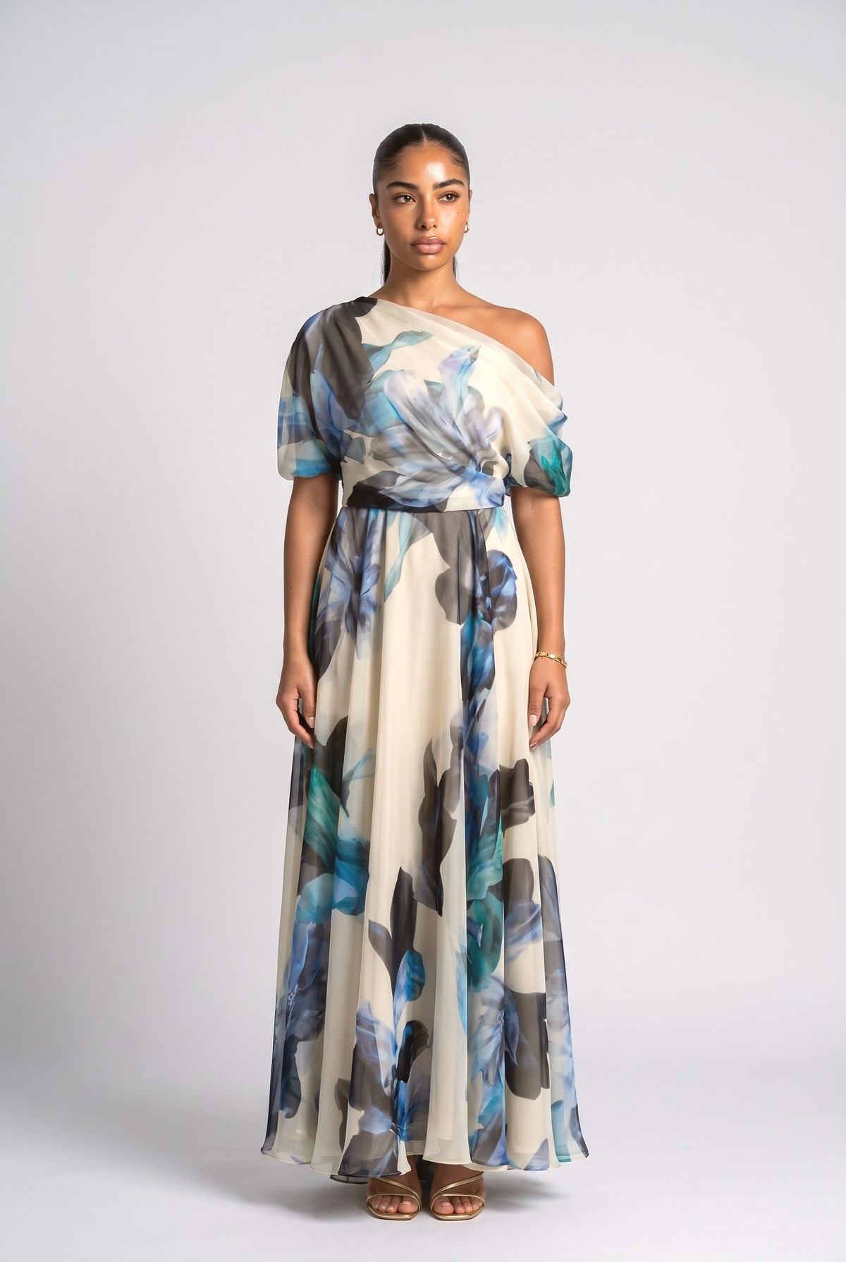 Blue Strappy Dress, blue