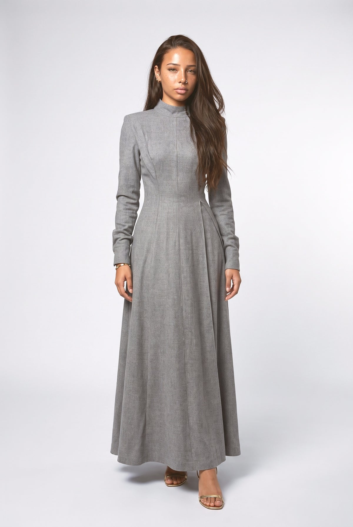 Long Sleeve Outfit Set, gray
