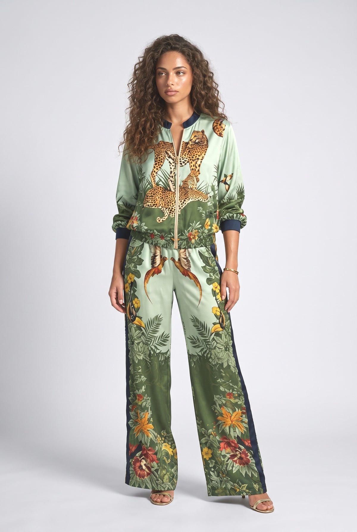 Long Sleeve Top, green set