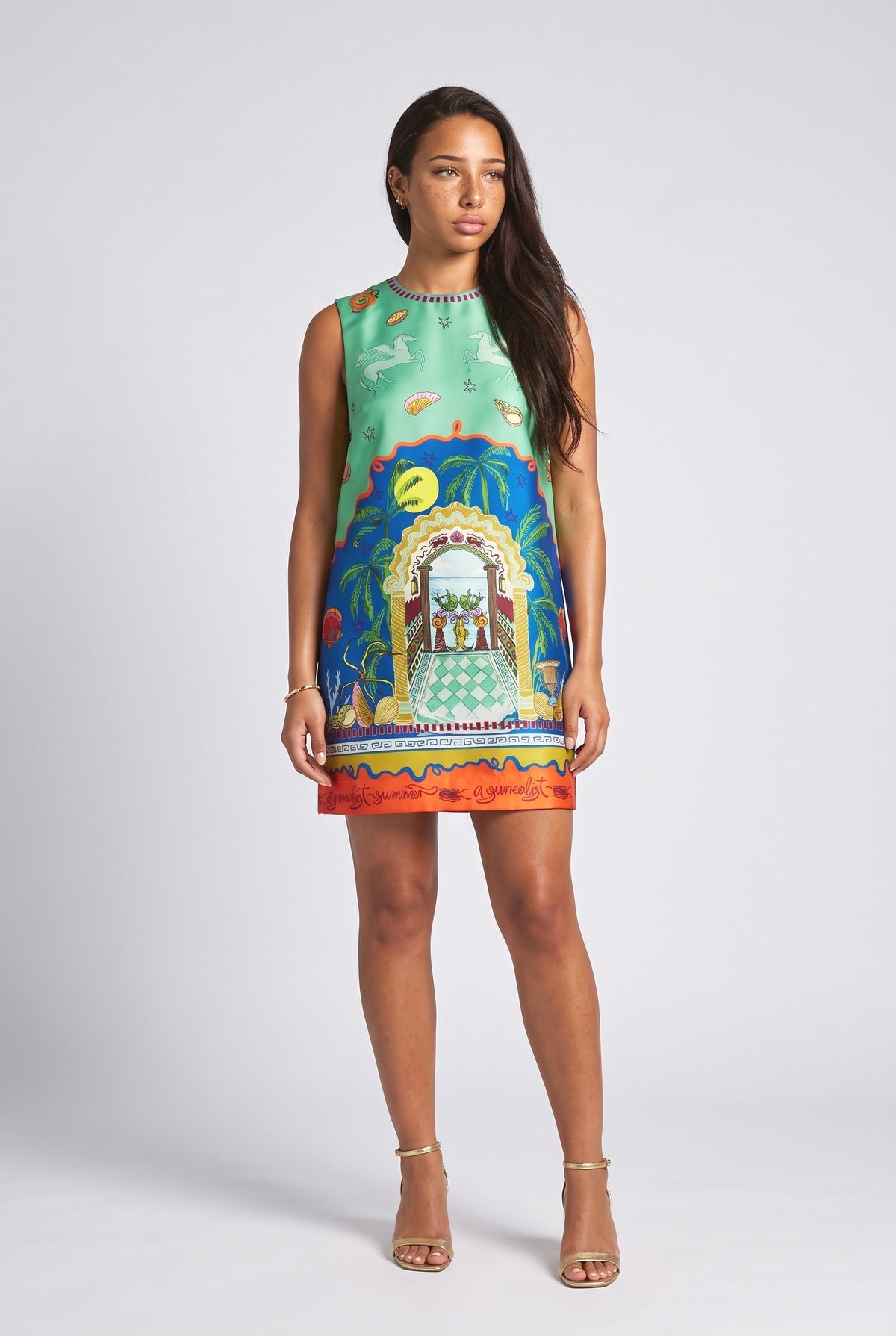 Green Mini Dress, green