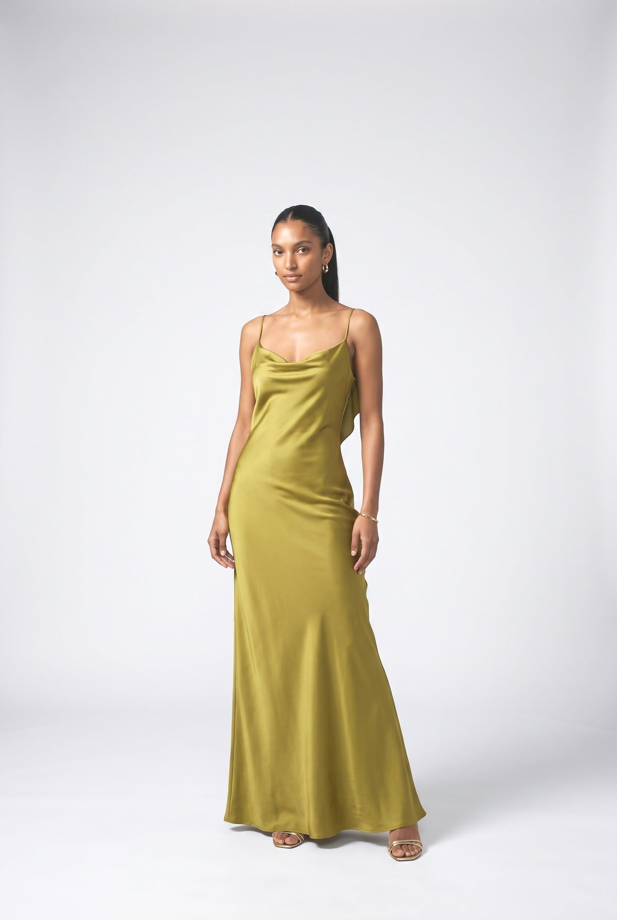 Green Bordeaux Maxi Dress, green
