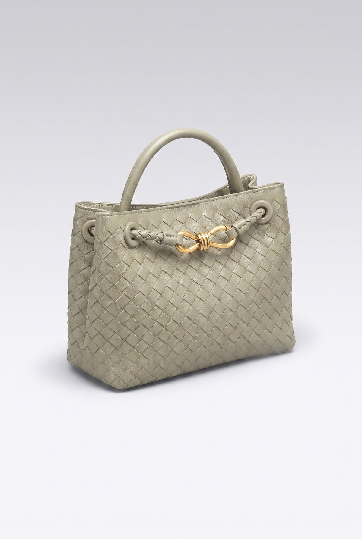 Handmade Woven Bag, khaki