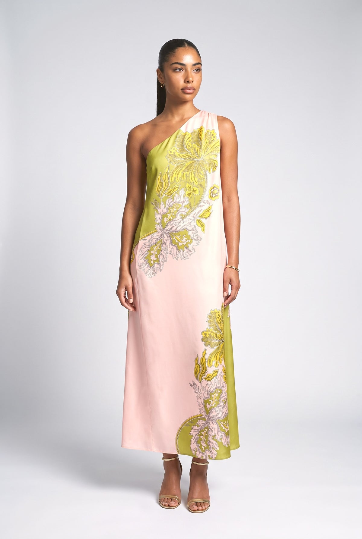 Batwing Sleeve Fringe Outfit Set, pink dress