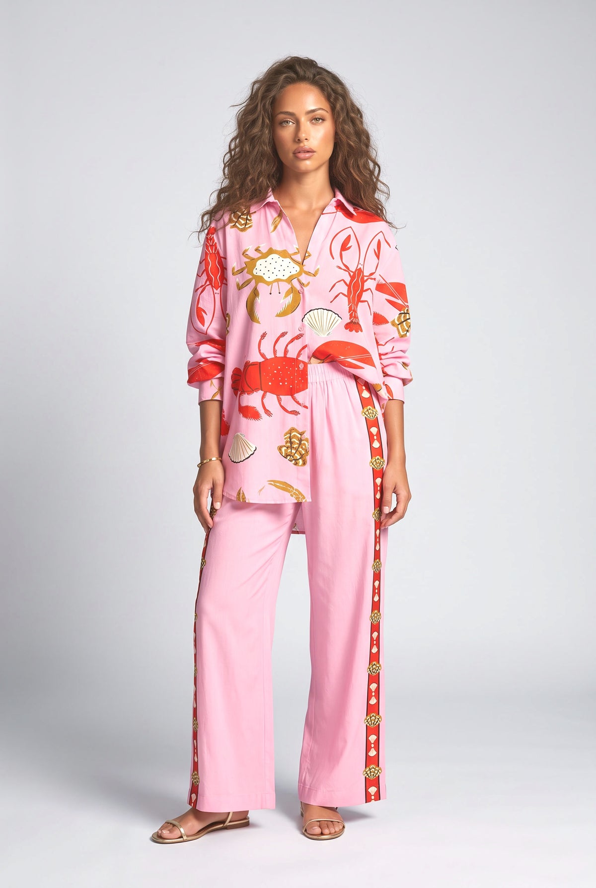 Pink Outfit Set, pink