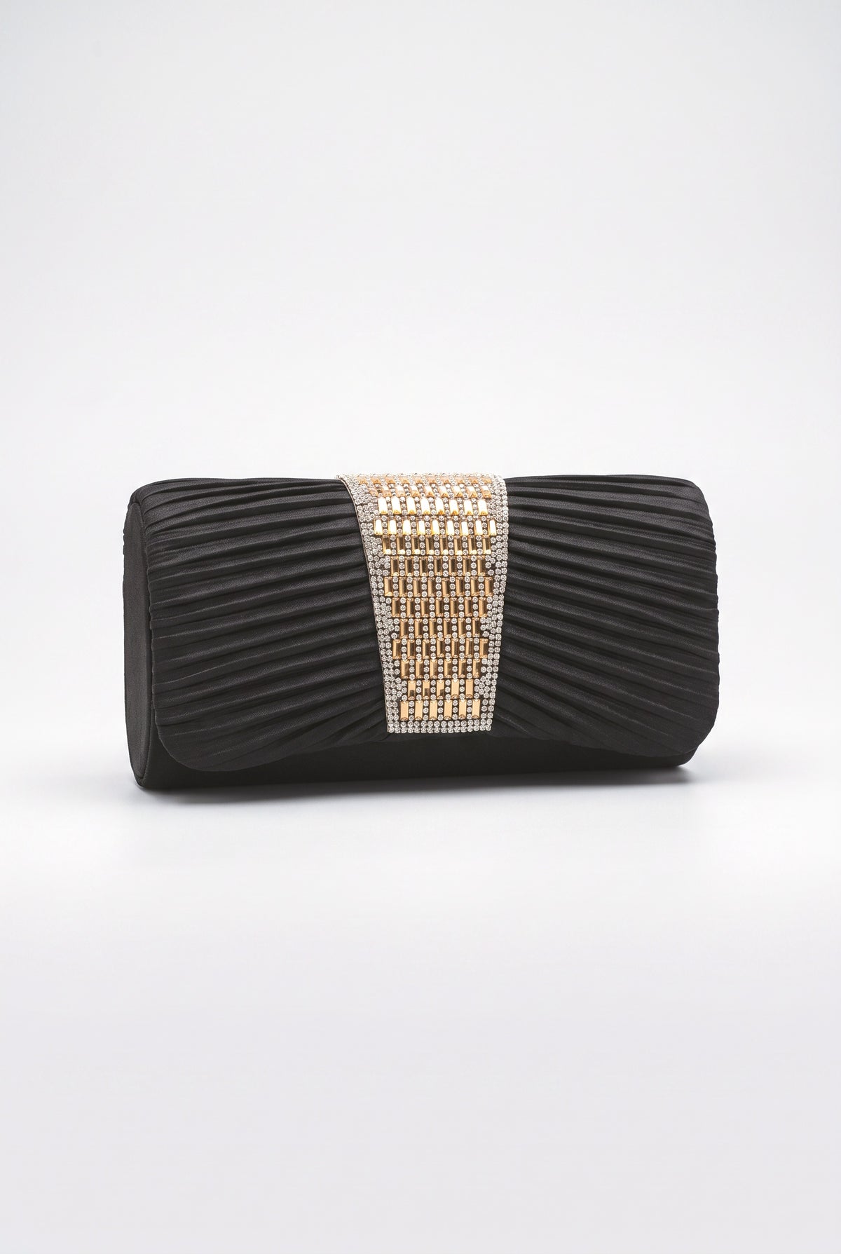 Rhinestone Embellished Clutch Bag, purple