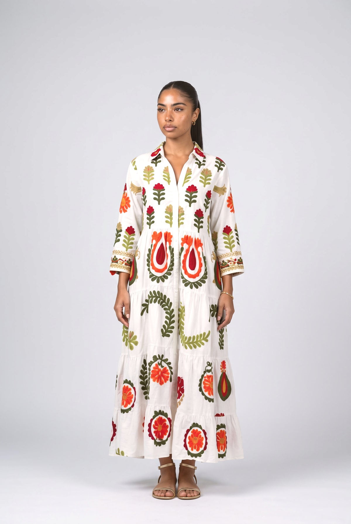 White Relaxed Dress, white