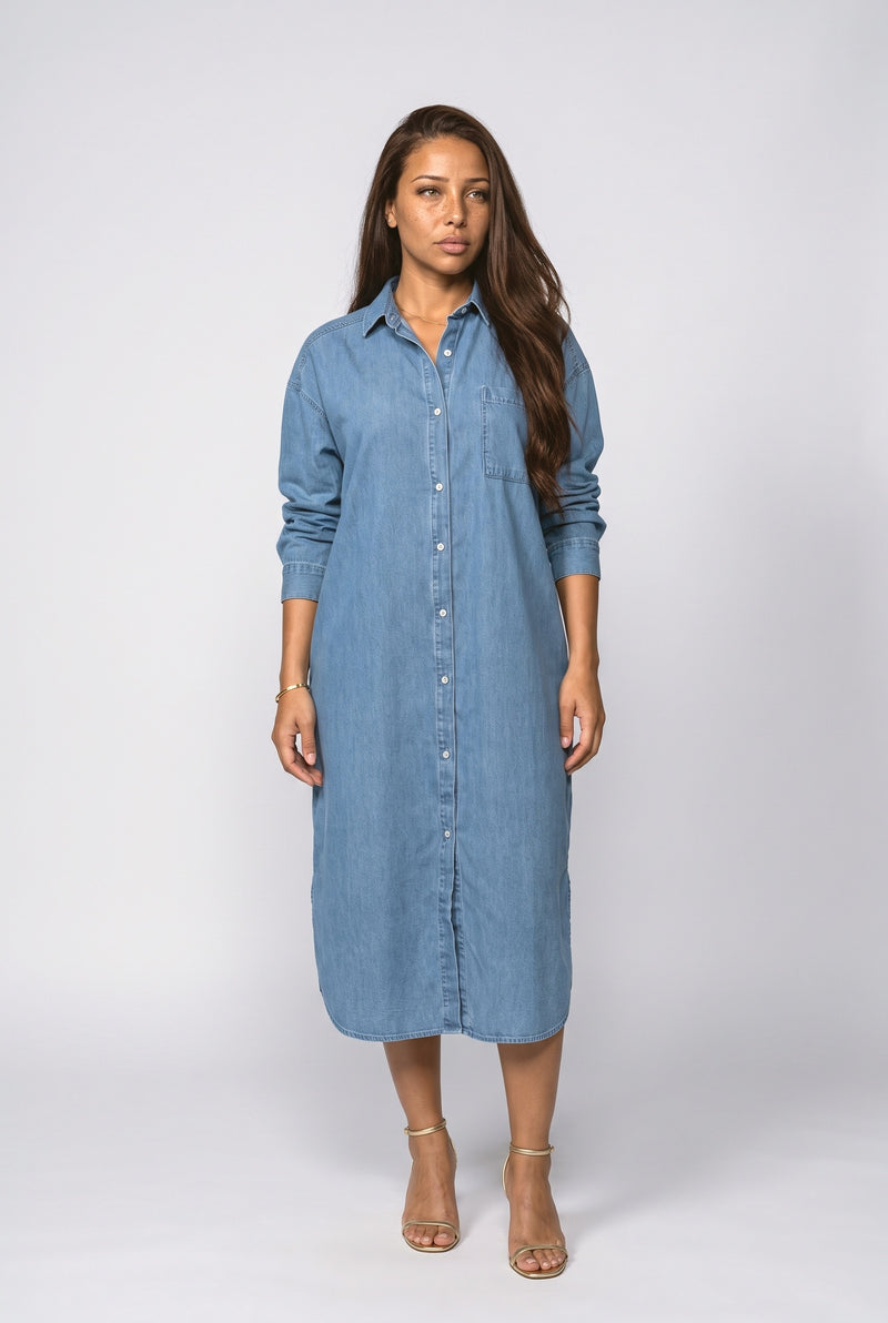 Denim Relaxed Summer Dress