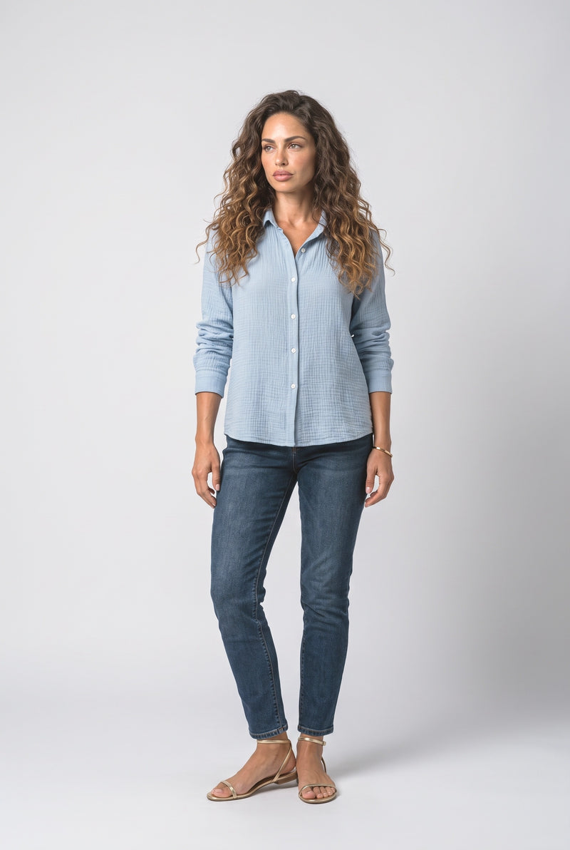 Light Blue Blouse