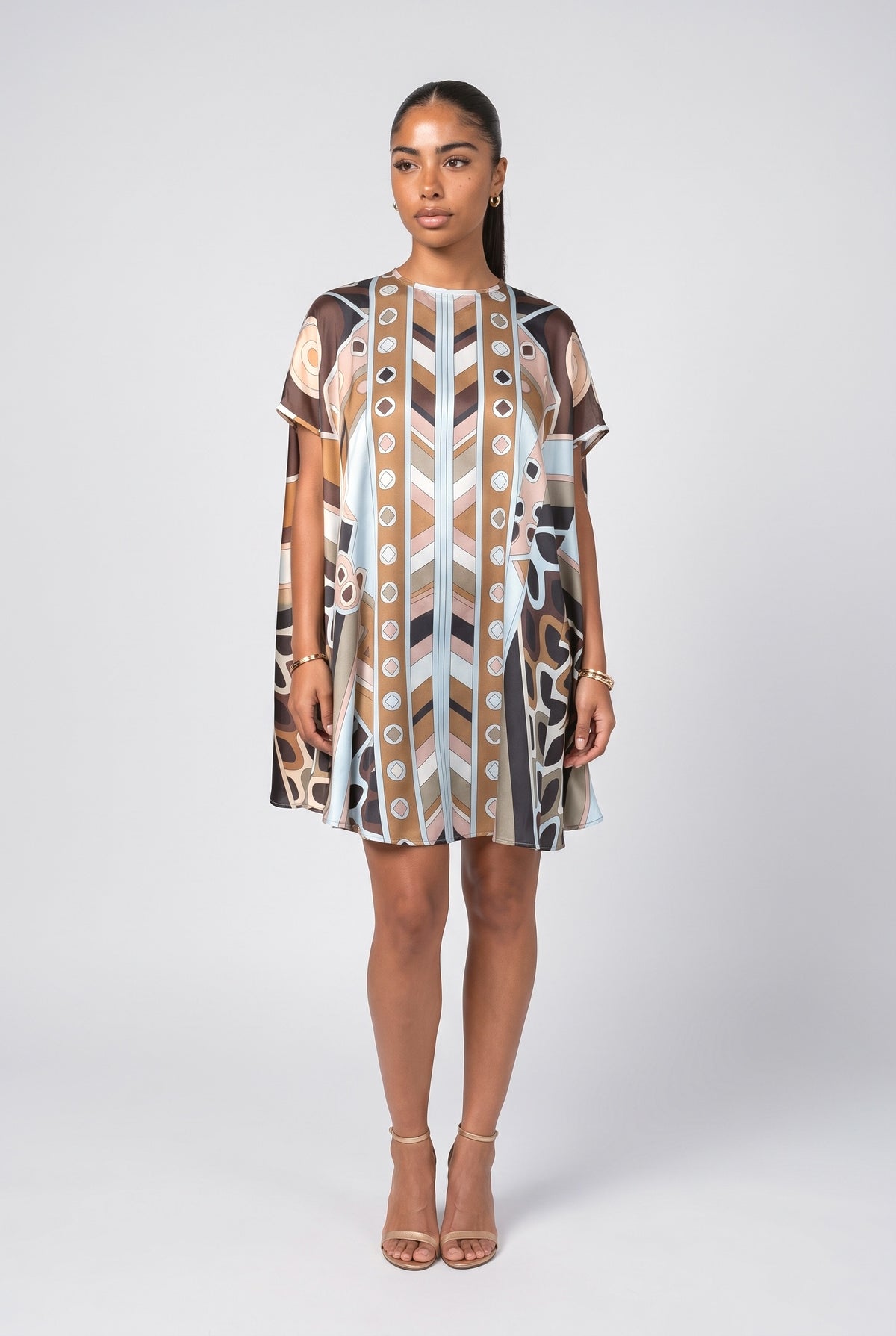 Geometric Mini Dress