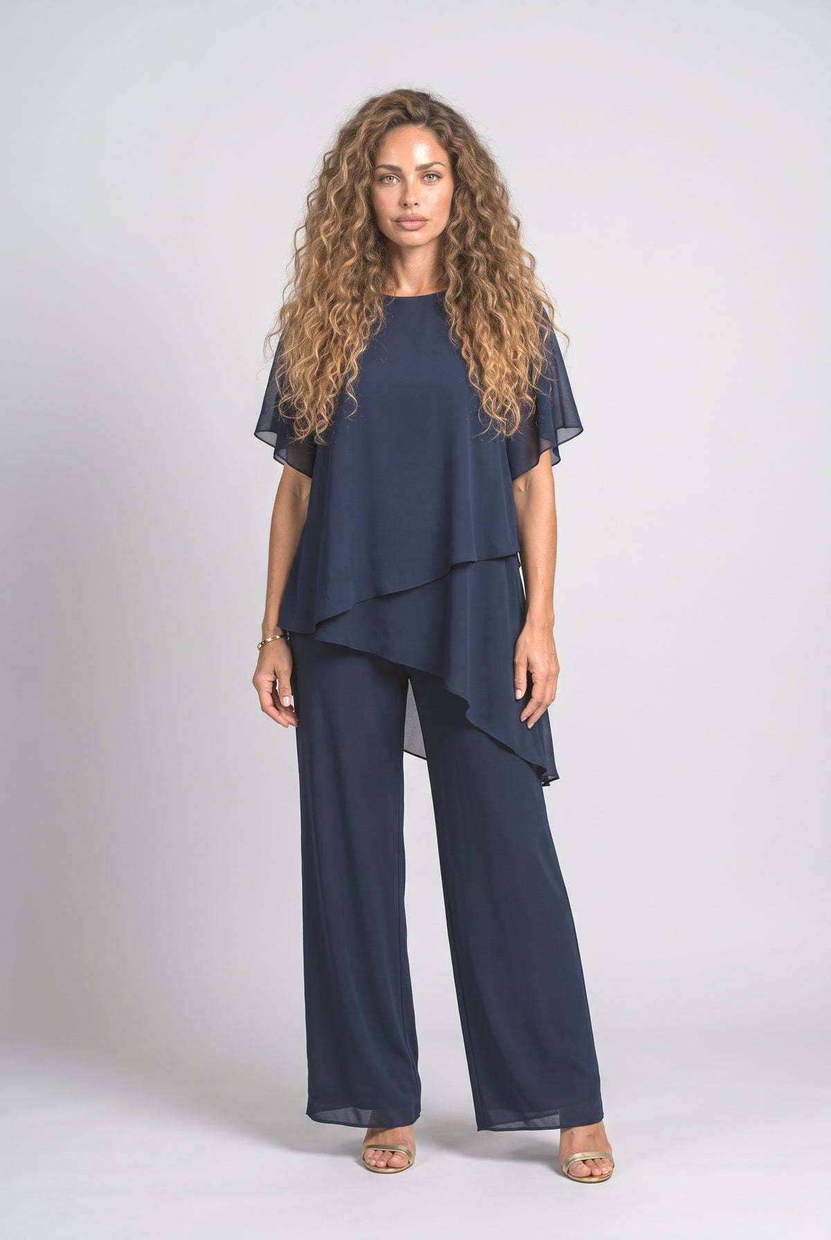 Asymmetric Two Piece Outfit
