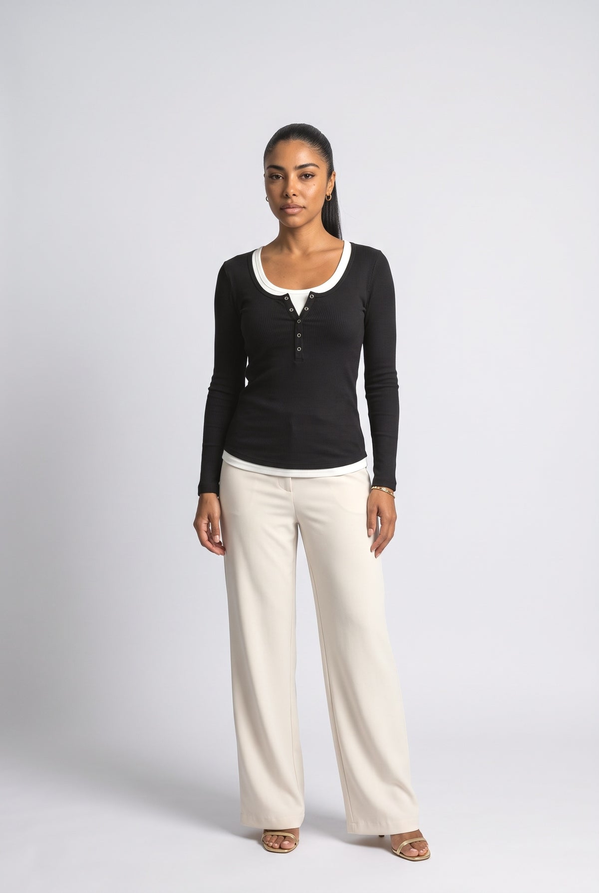Ribbed Pullover Sweater