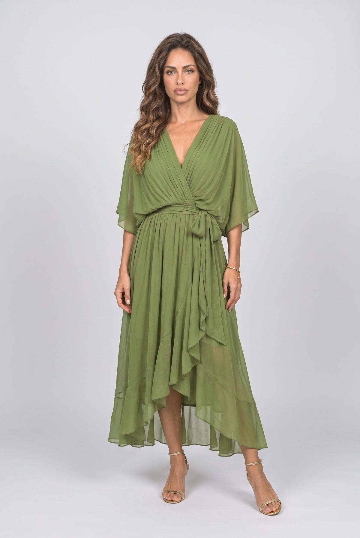 V-Neck Maxi Dress