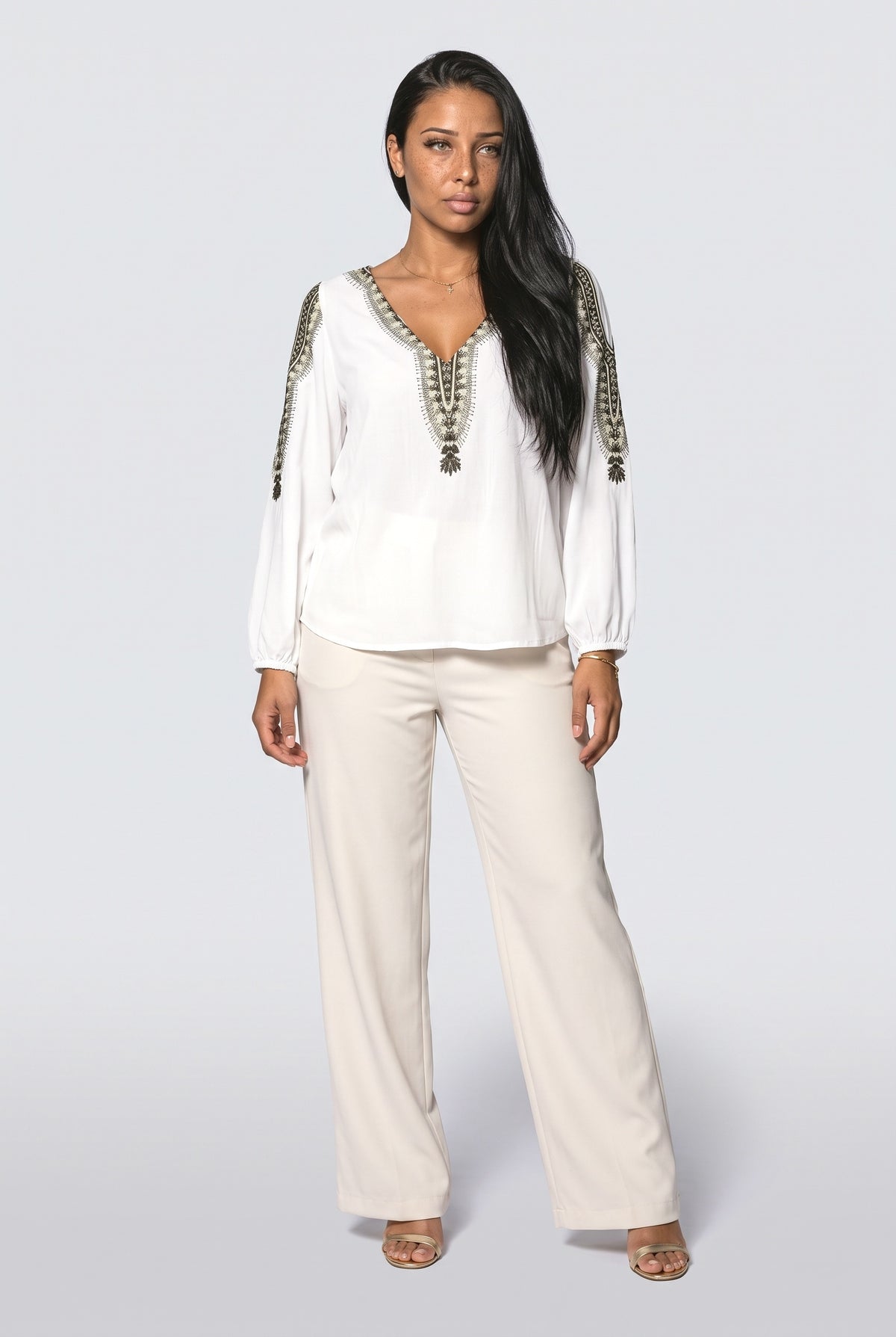 V-Neck Blouse