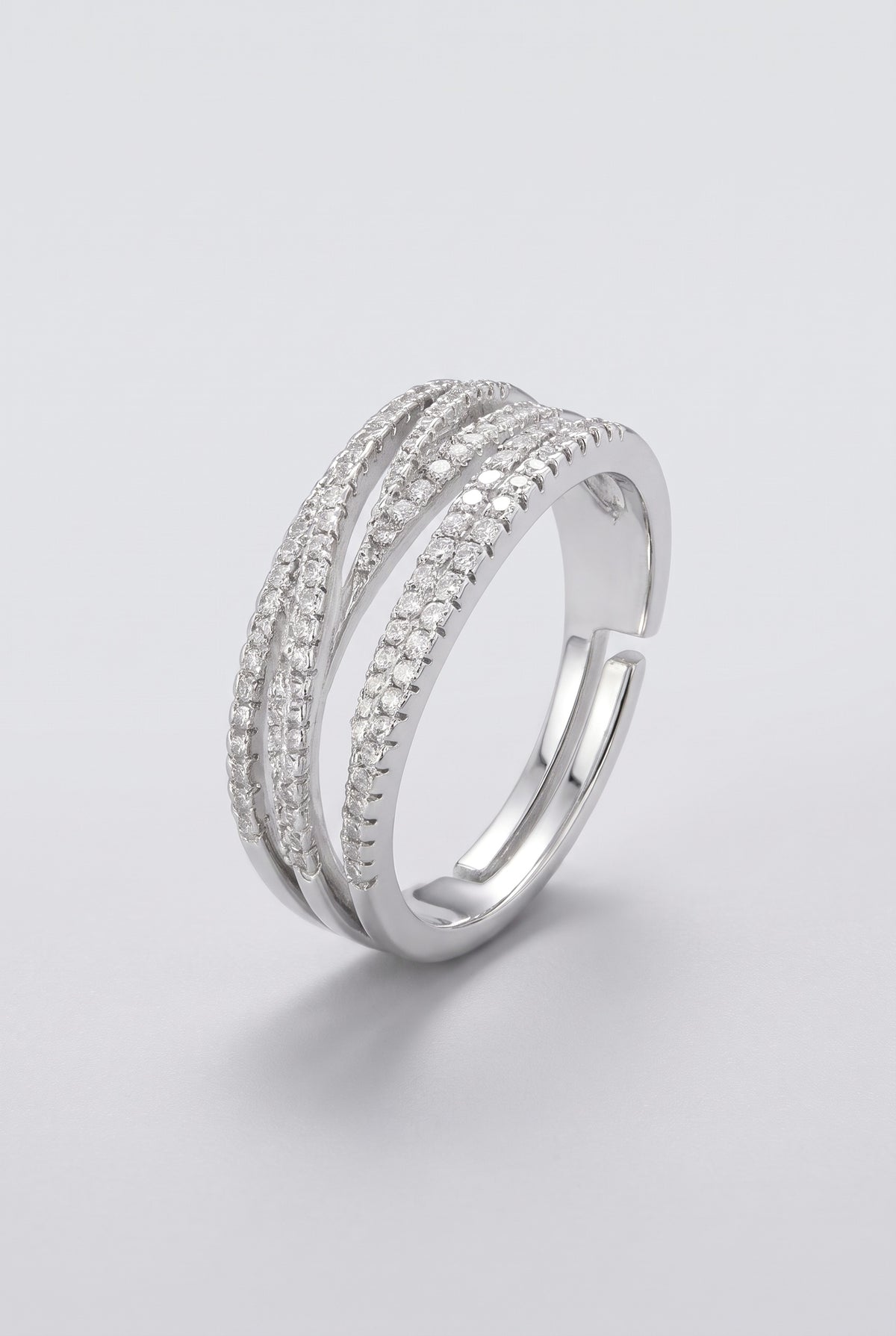White Stackable Rings, White