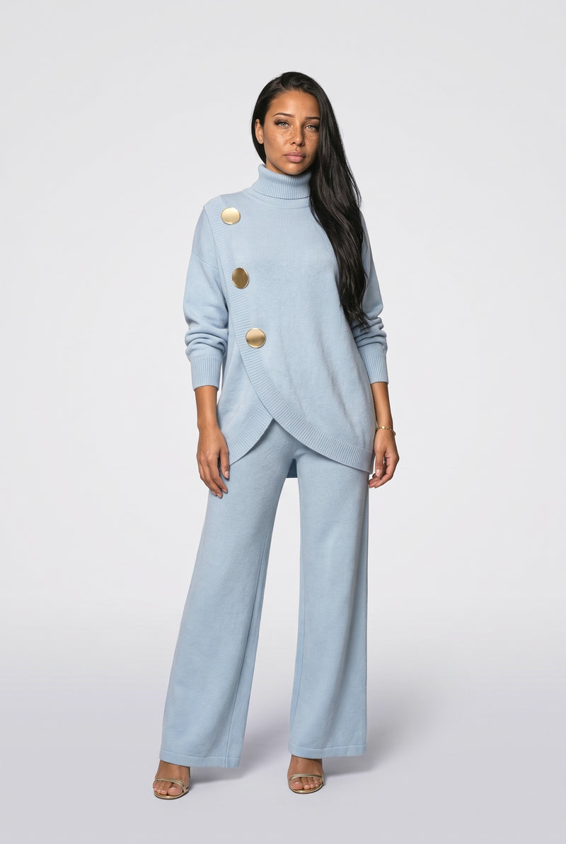 Turtleneck Pants Set
