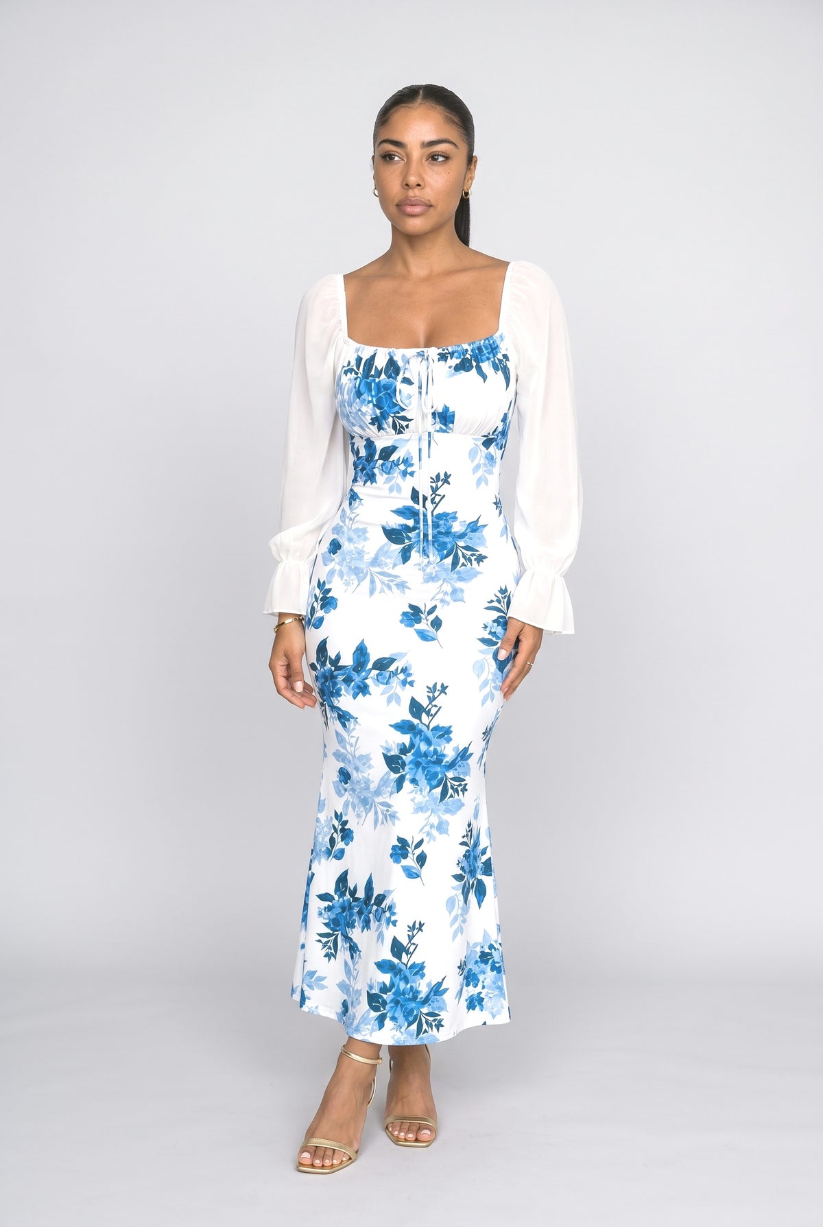 Floral Mermaid Maxi Dress