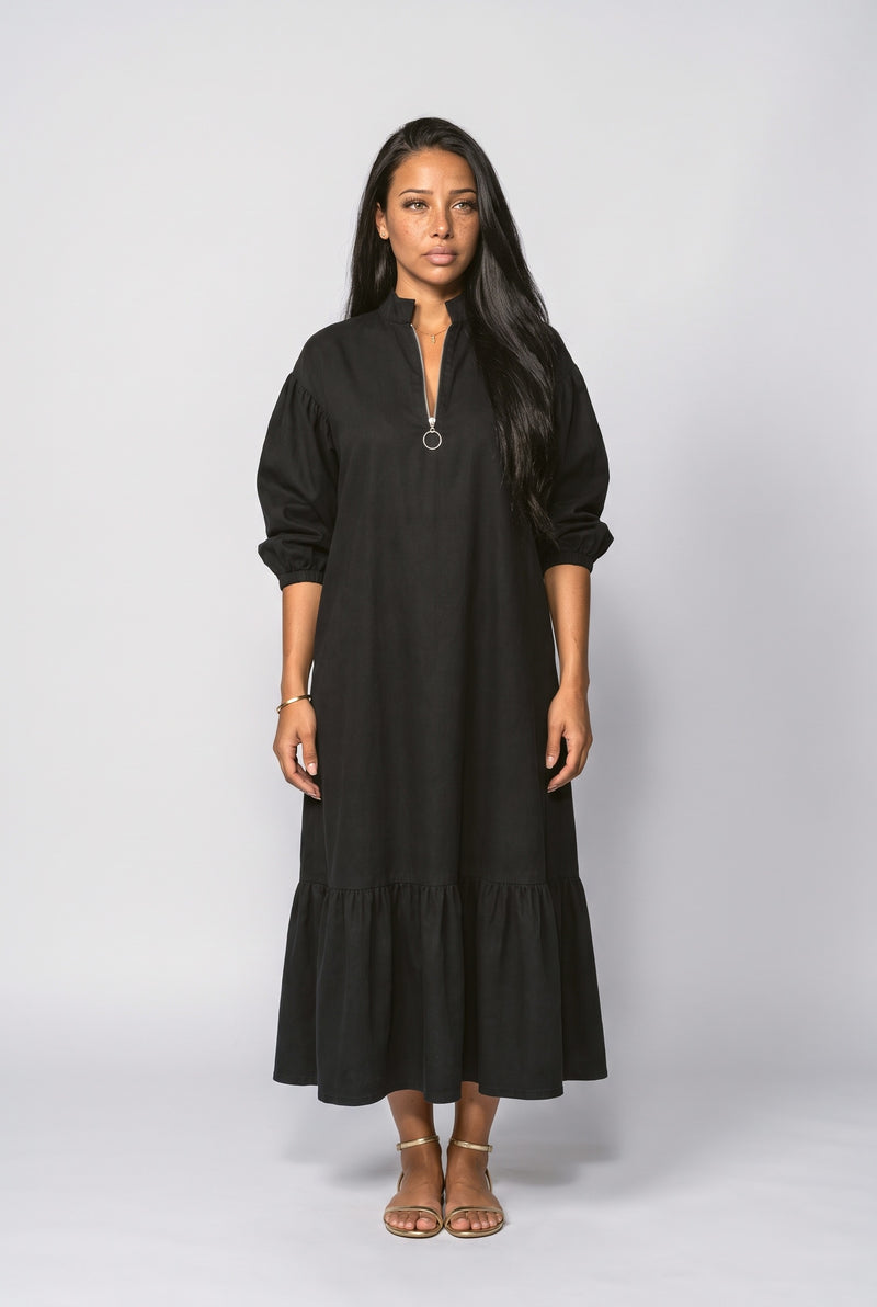 Black White Summer Dress