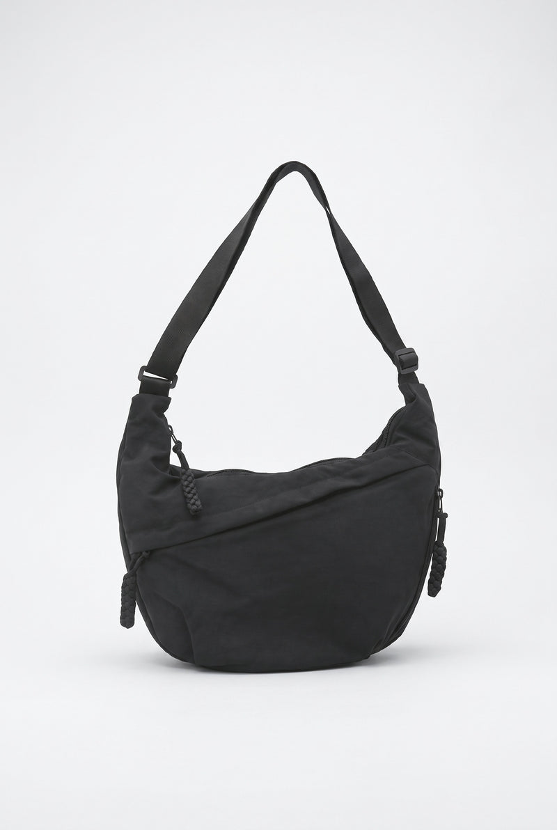 Black Ultra-Light Nylon Crossbody Bag