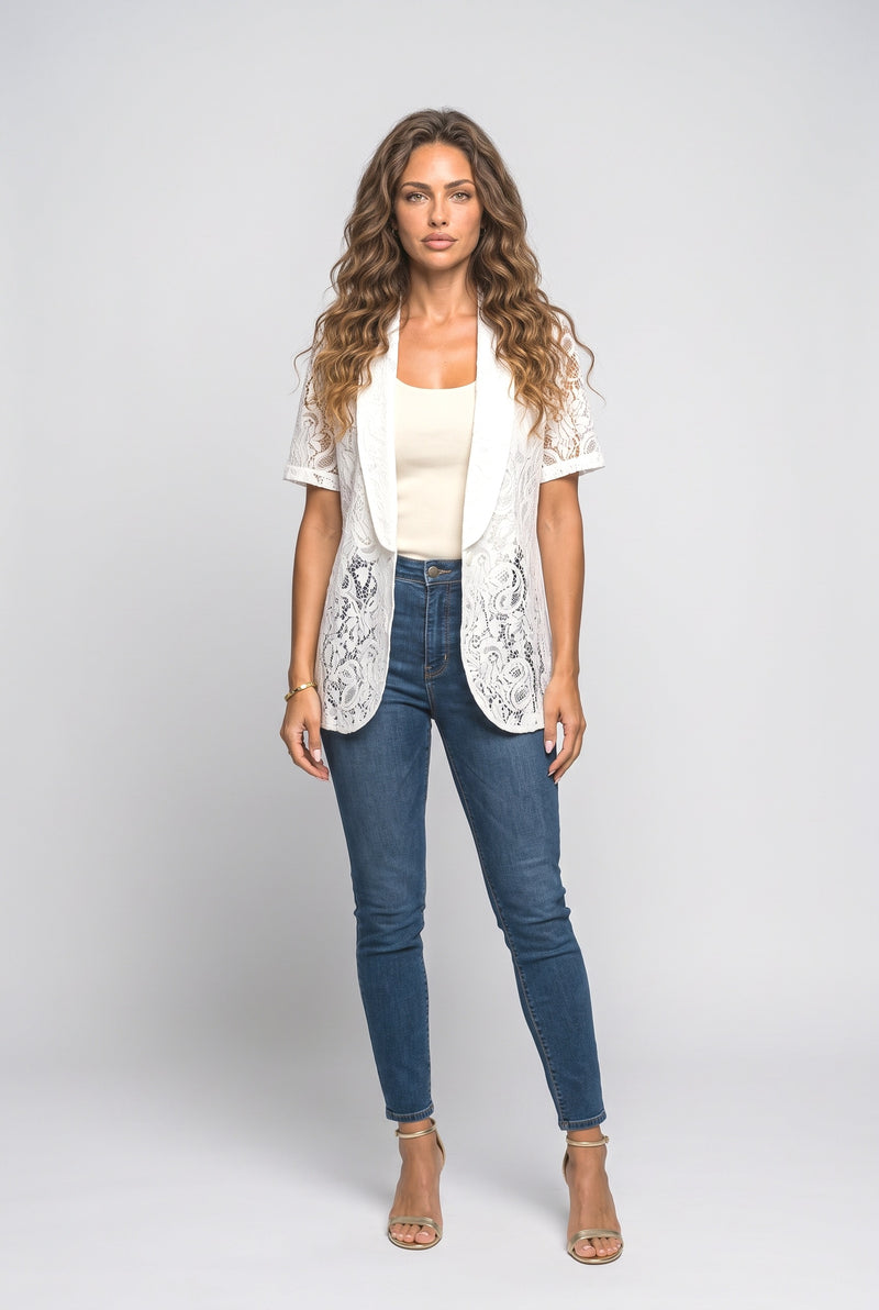 Short Sleeve Pullover Sweater