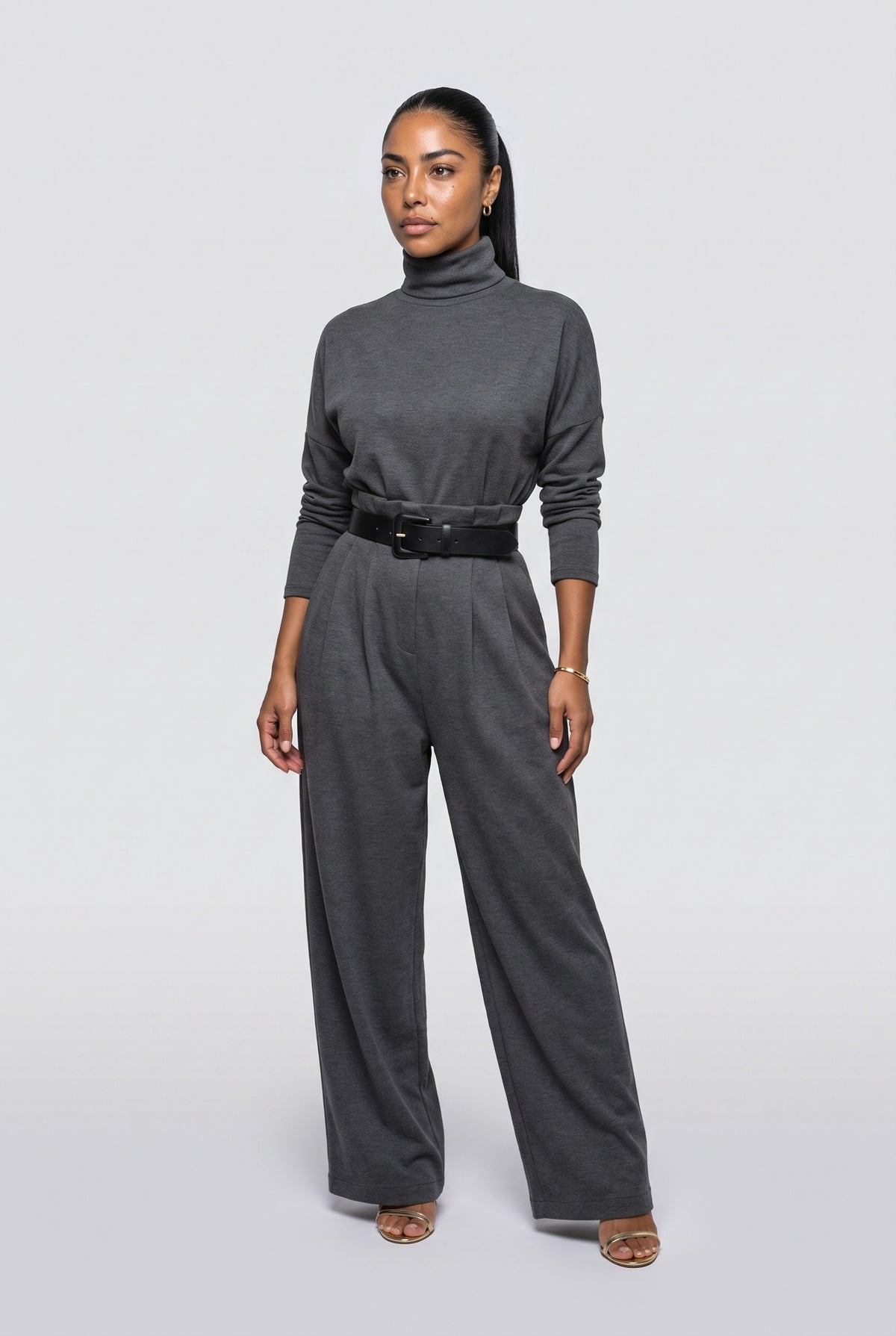 Turtleneck Two Piece Outfit