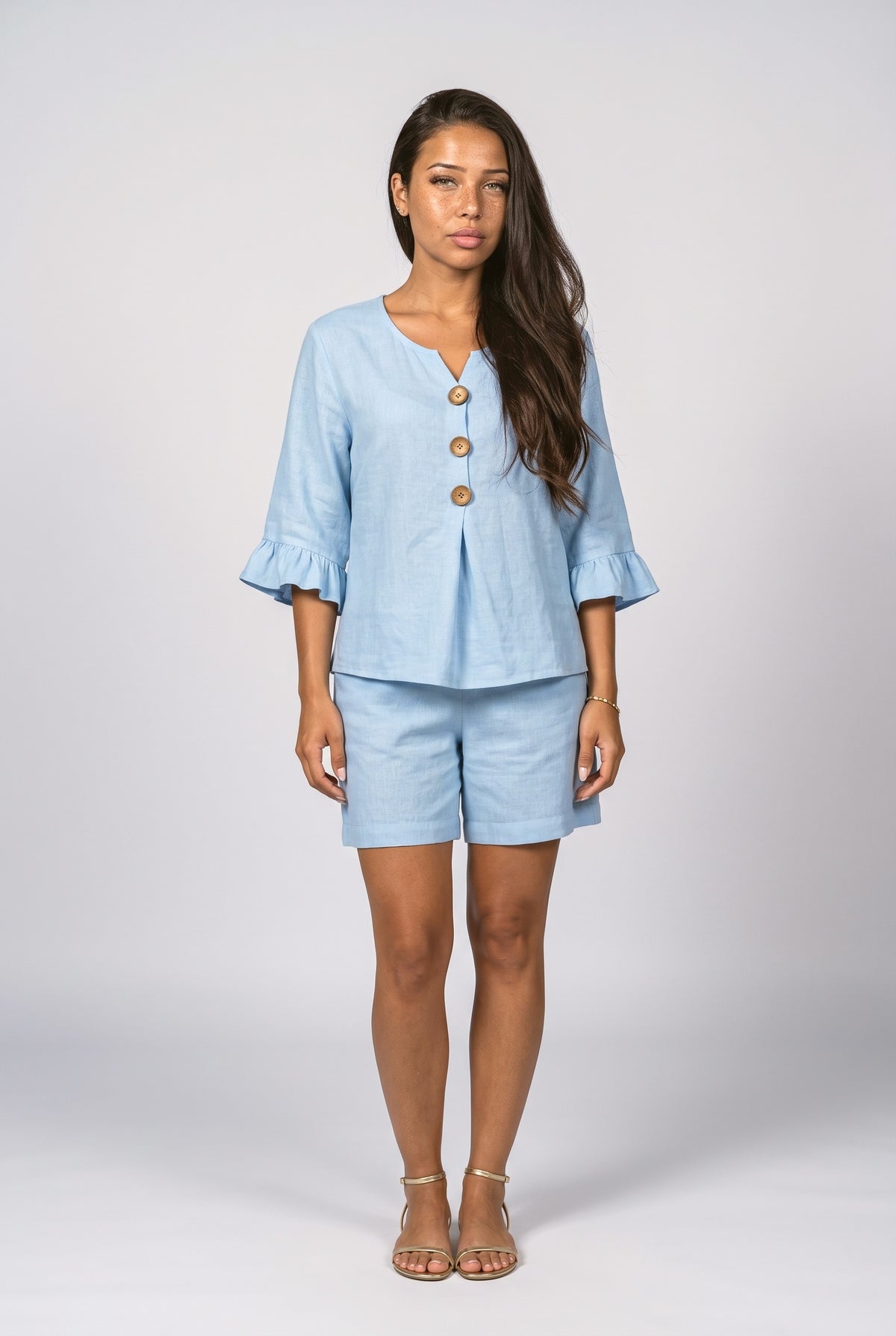 Ruffle Two Piece Outfit