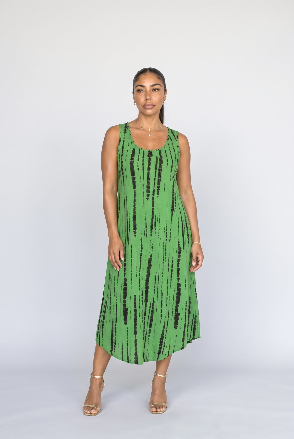 Sleeveless Midi Dress