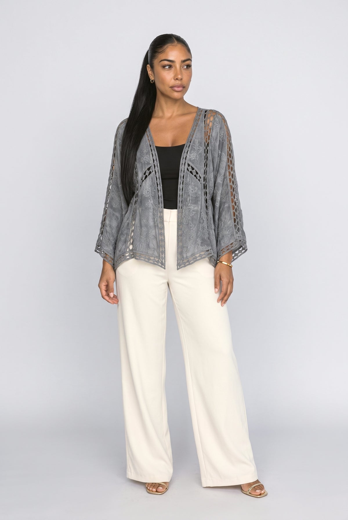 Crochet Knit Cardigan