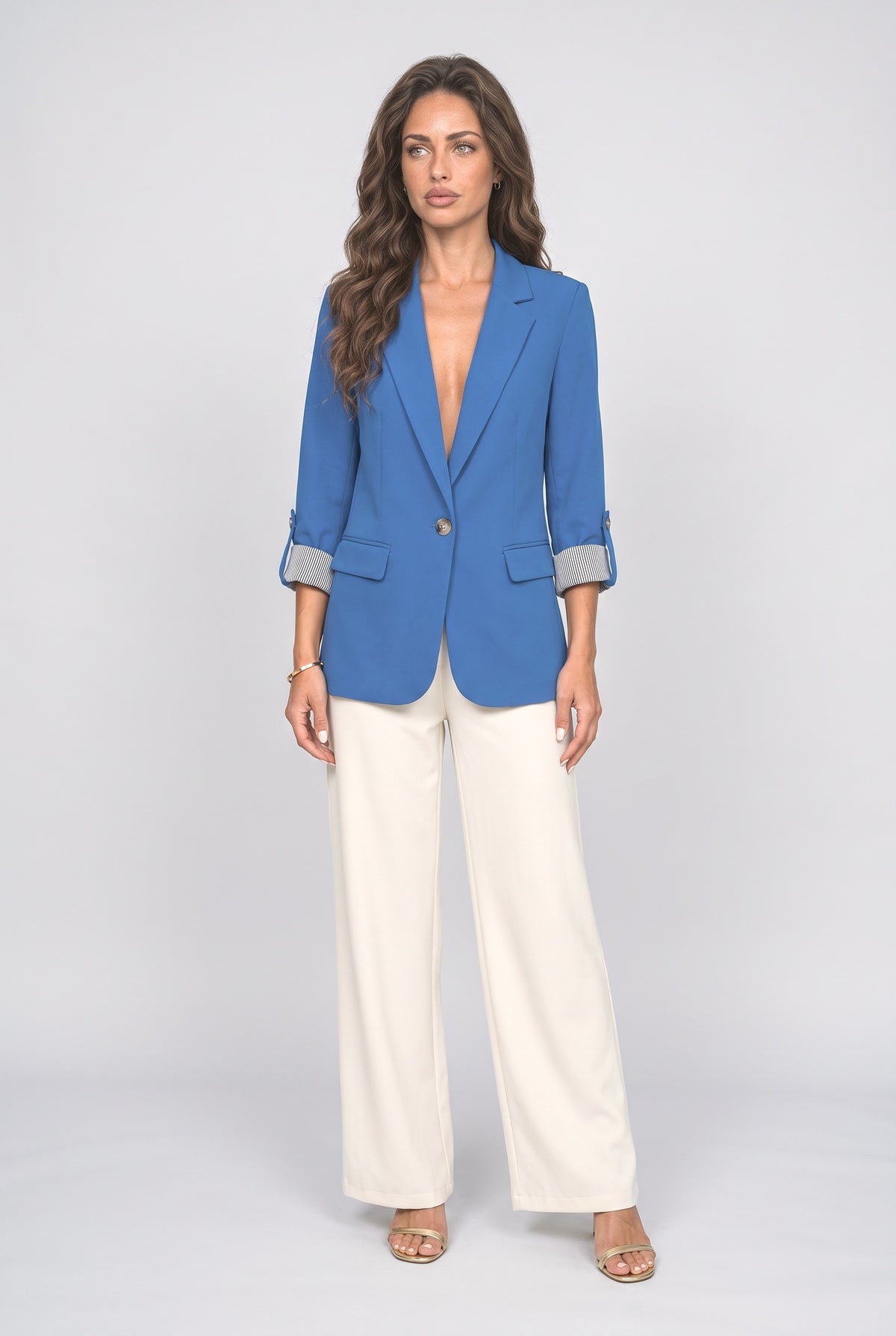 Striped Women's Blazer