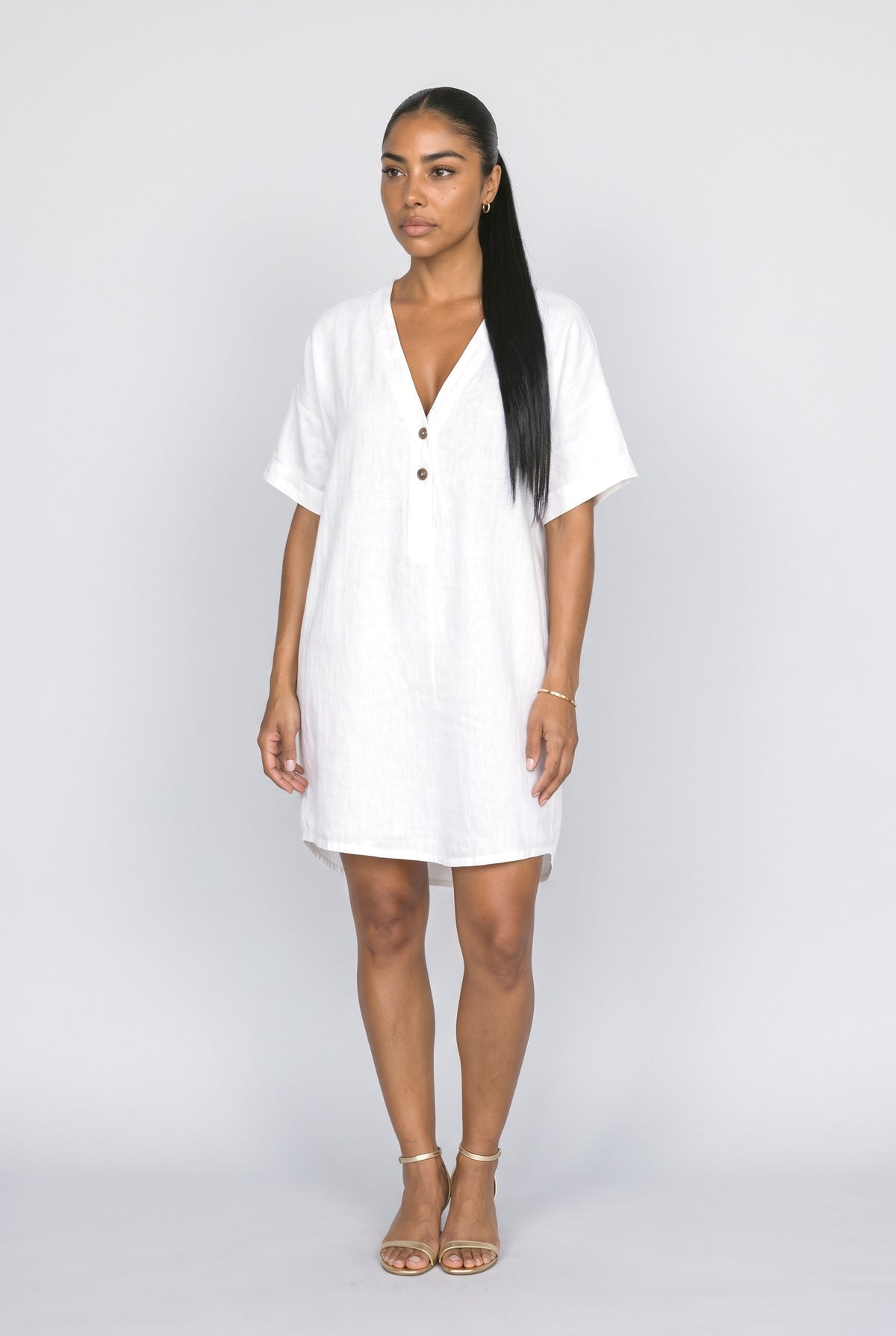 V-Neck Oversized Summer Dress