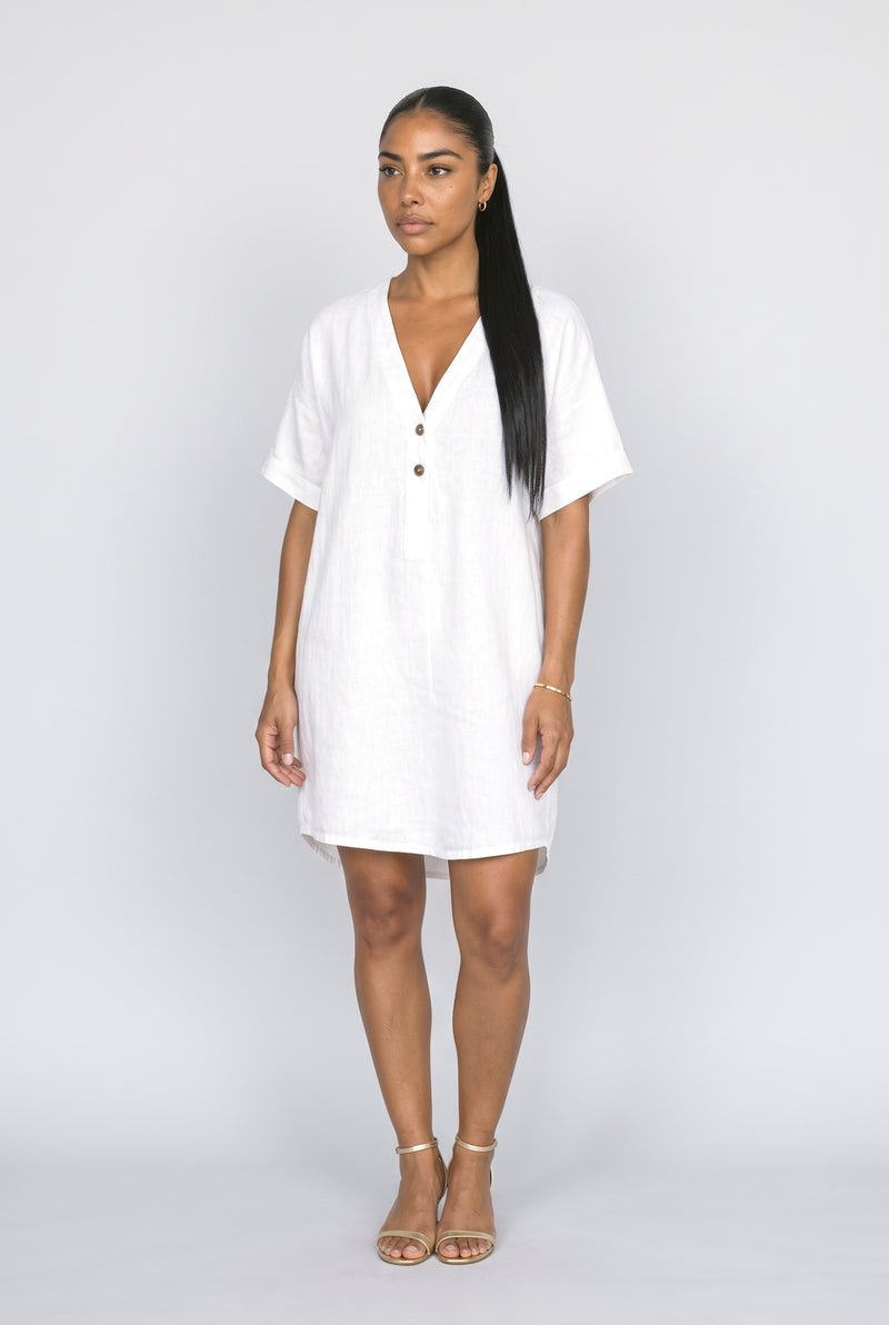 V-Neck Oversized Summer Dress