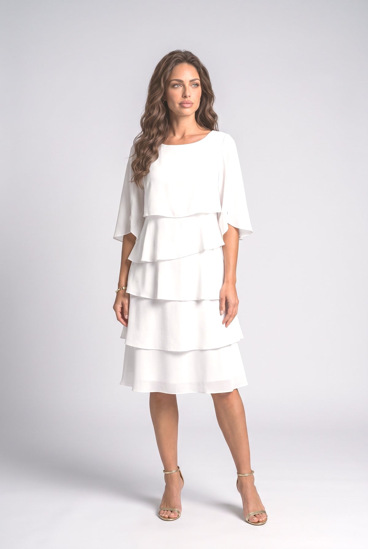 Ruffle Midi Dress