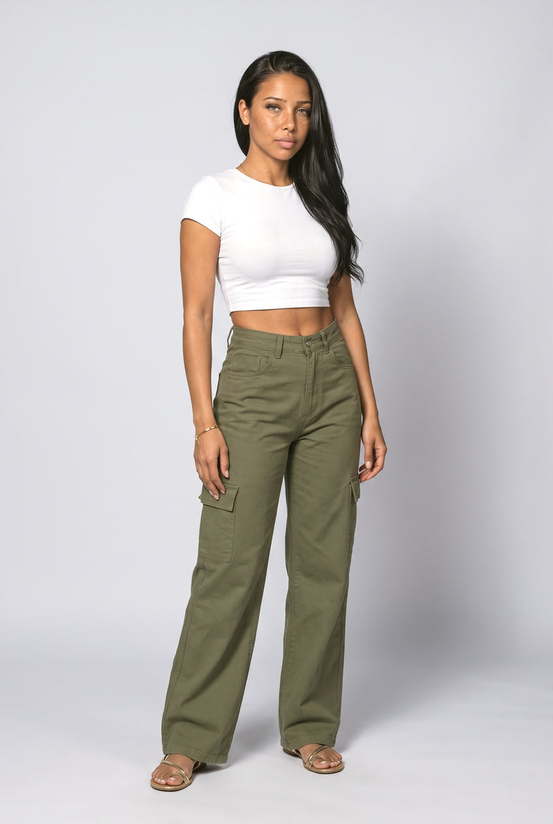 Olive Cargo Pants