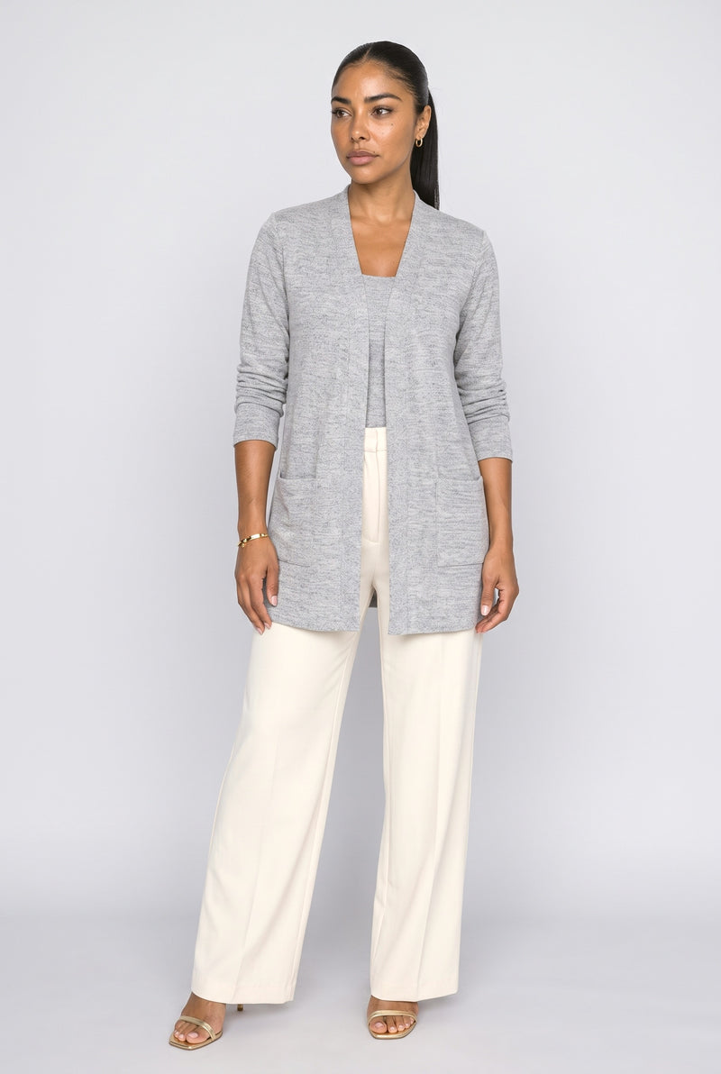 Light Grey Knit Cardigan