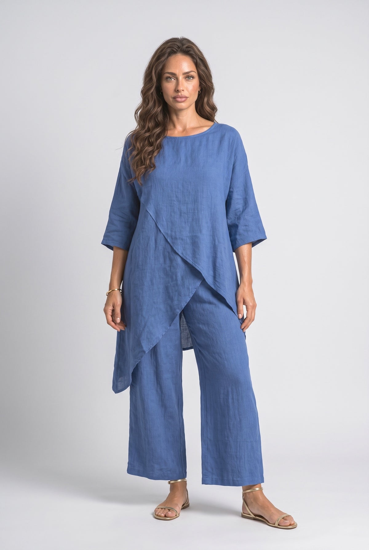 Asymmetric Two Piece Outfit
