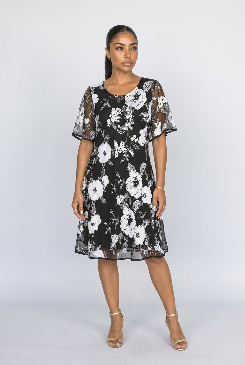 Chiffon Floral Beach Dress