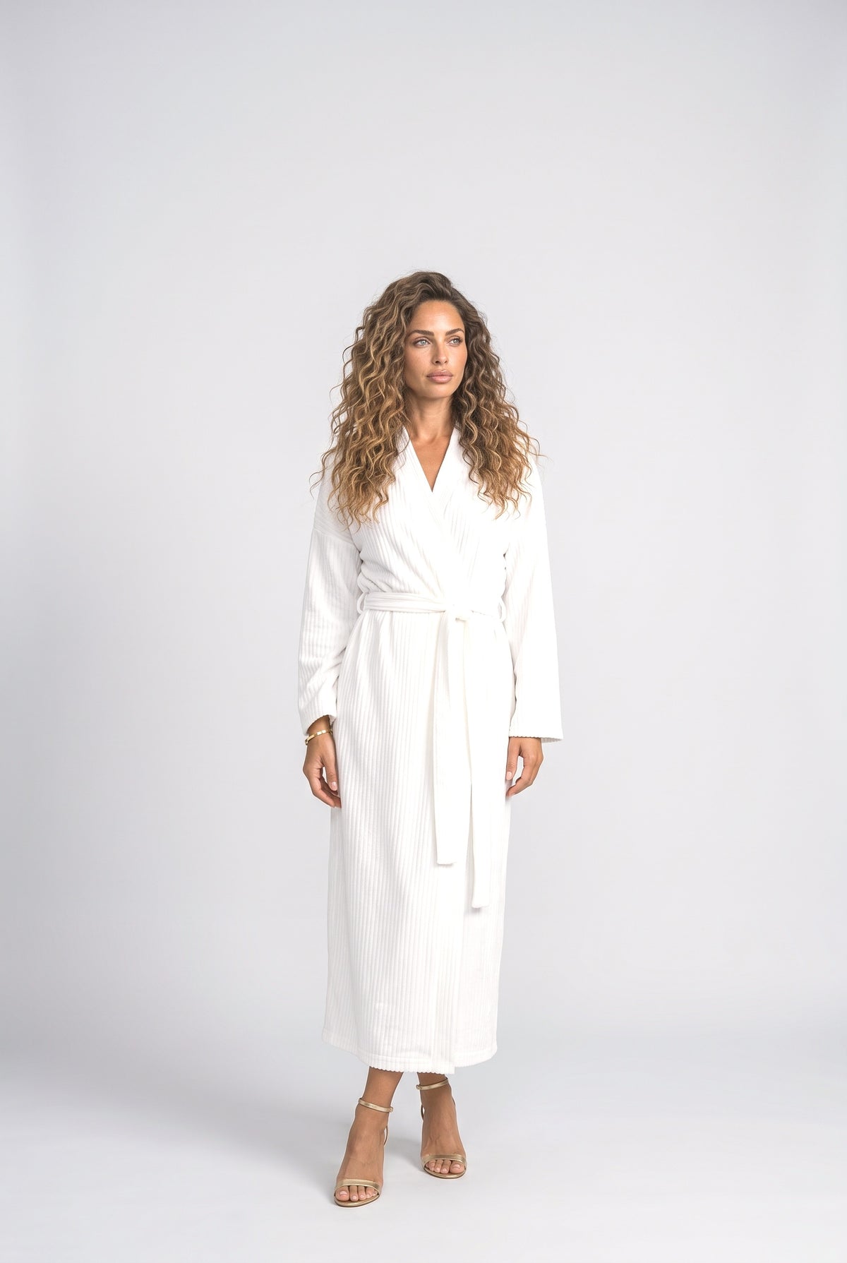 Velvet Wrap Robe