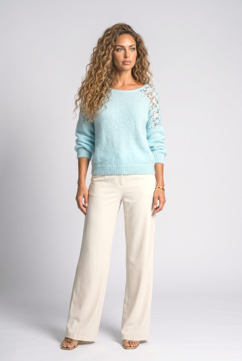 Lace Pullover Sweater