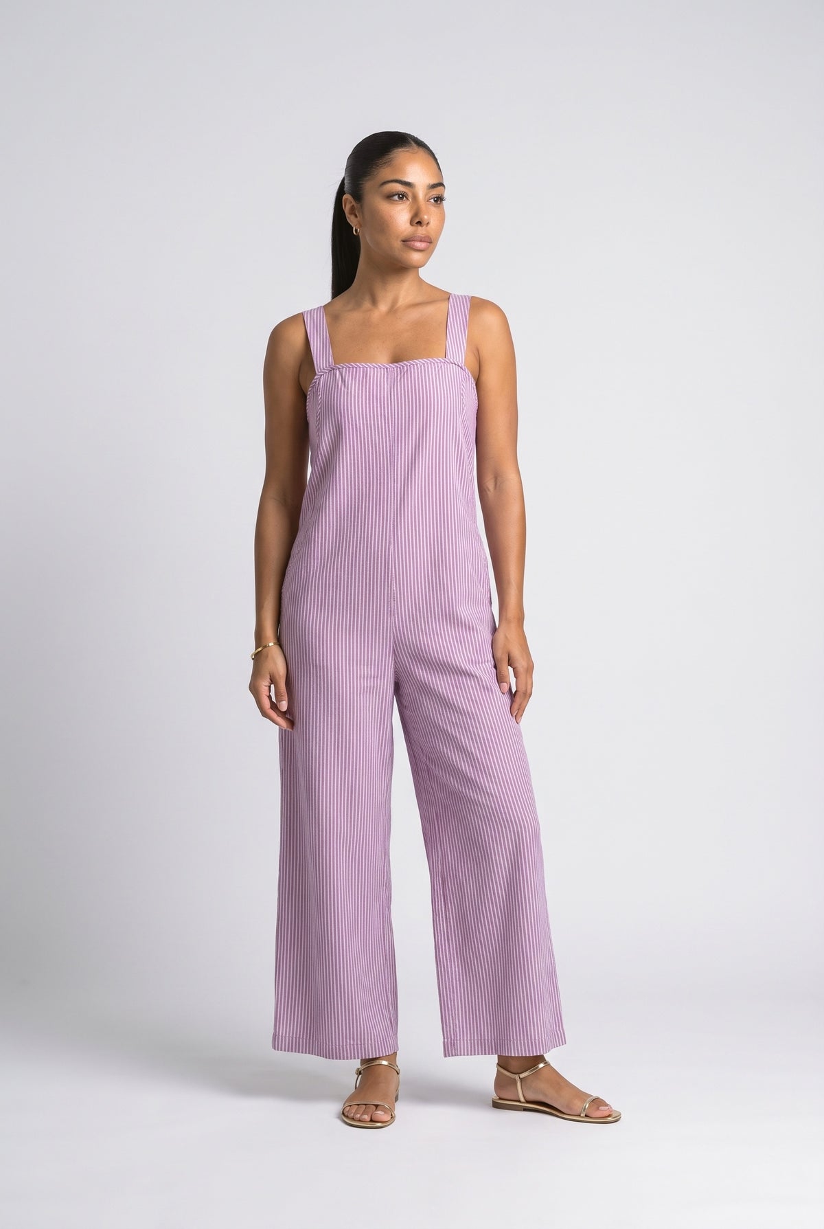 Striped Jumpsuit