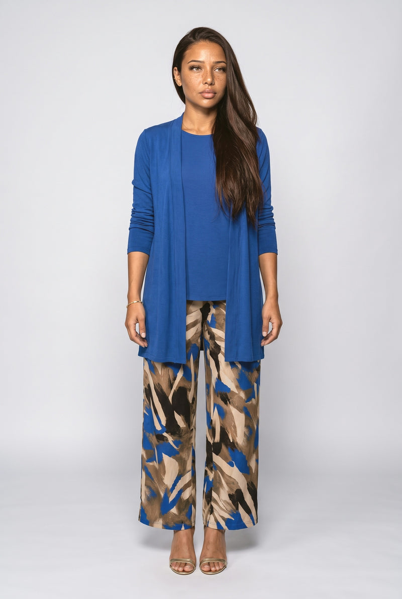 Cobalt Blue Knit Cardigan