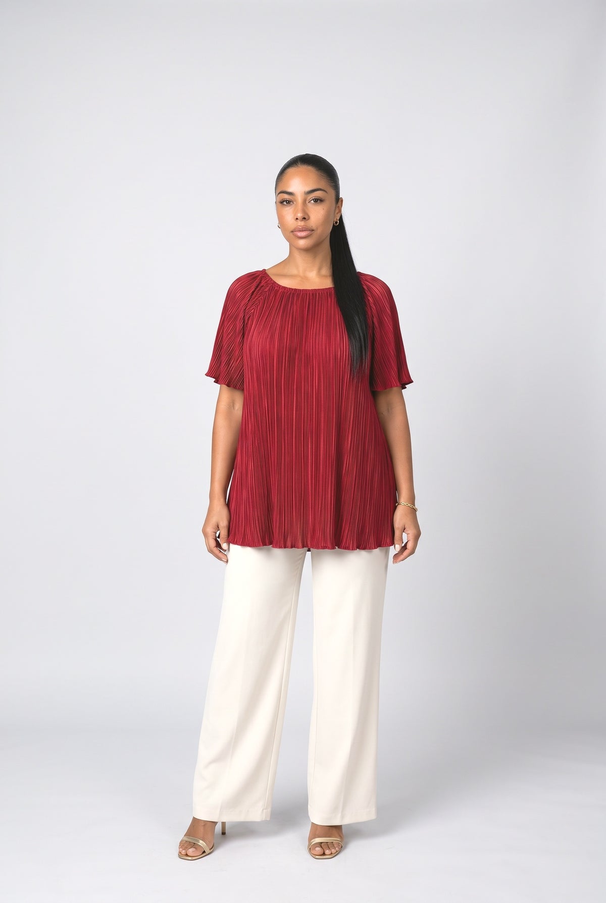 Pleated Blouse