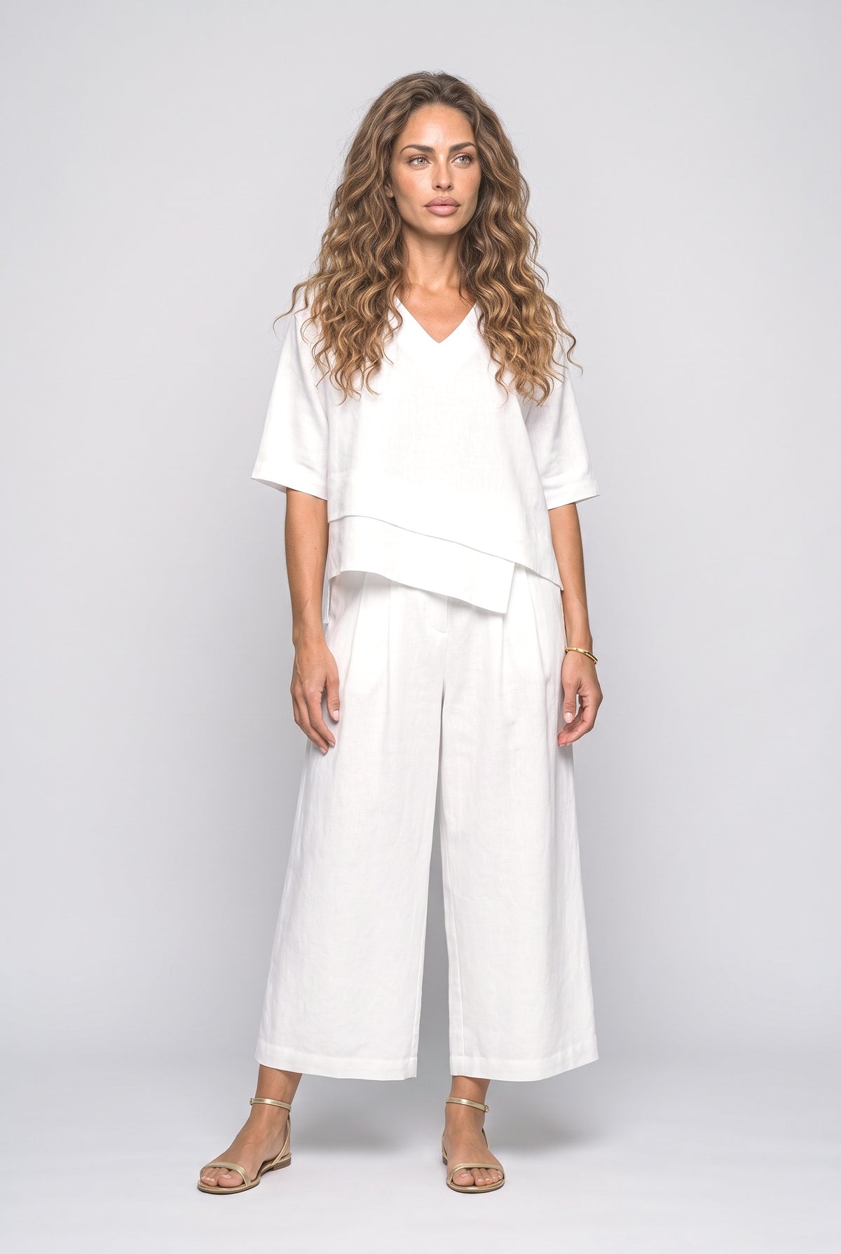 Asymmetric Two Piece Outfit