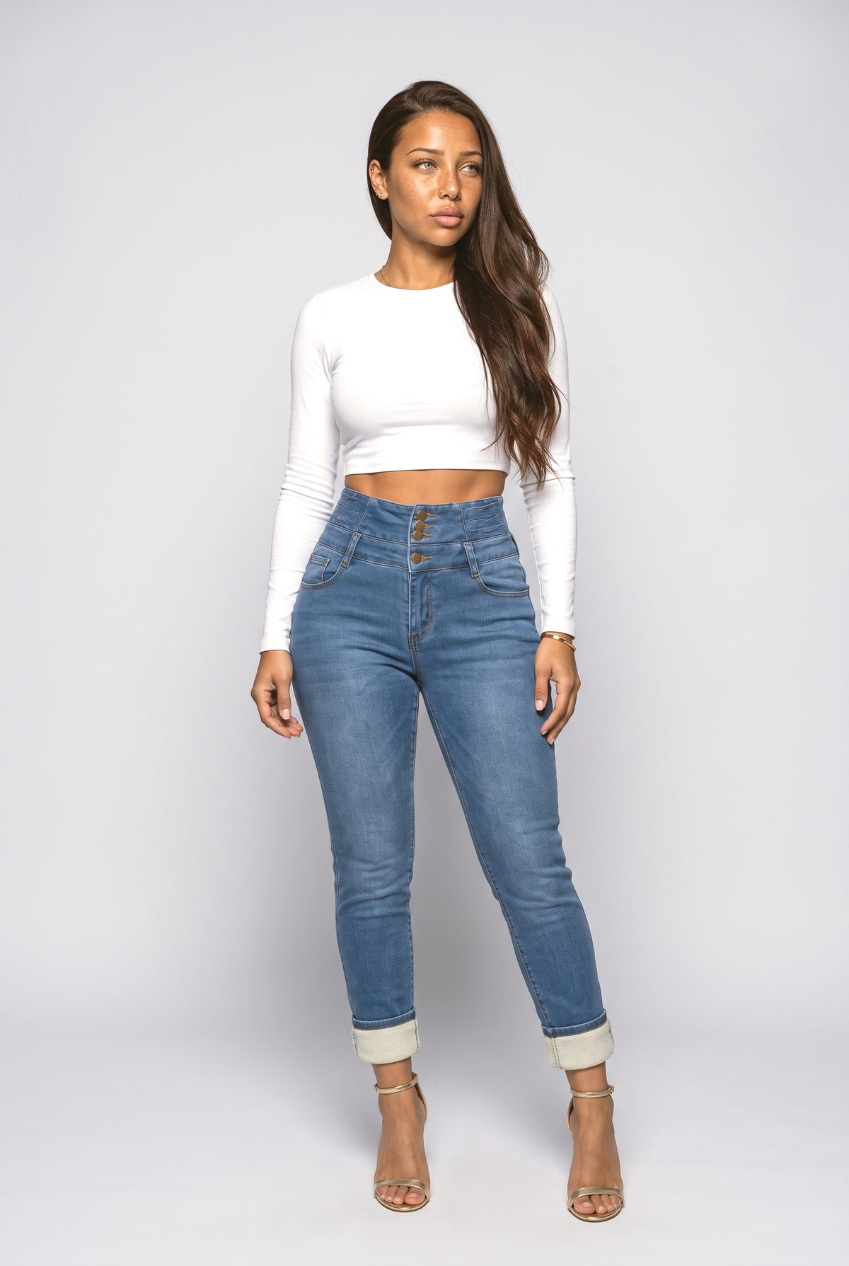 Blue Denim Women's Jeans, Blue