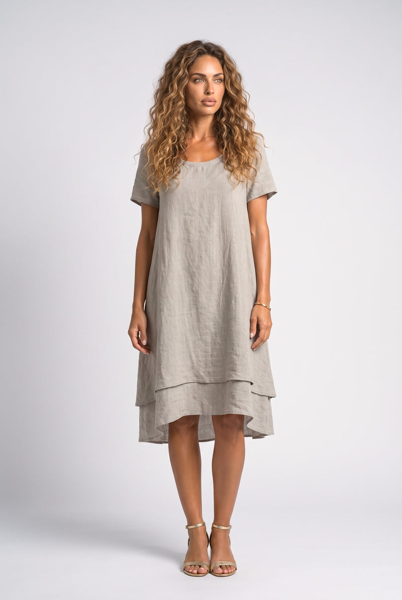 Linen A-Line Summer Dress