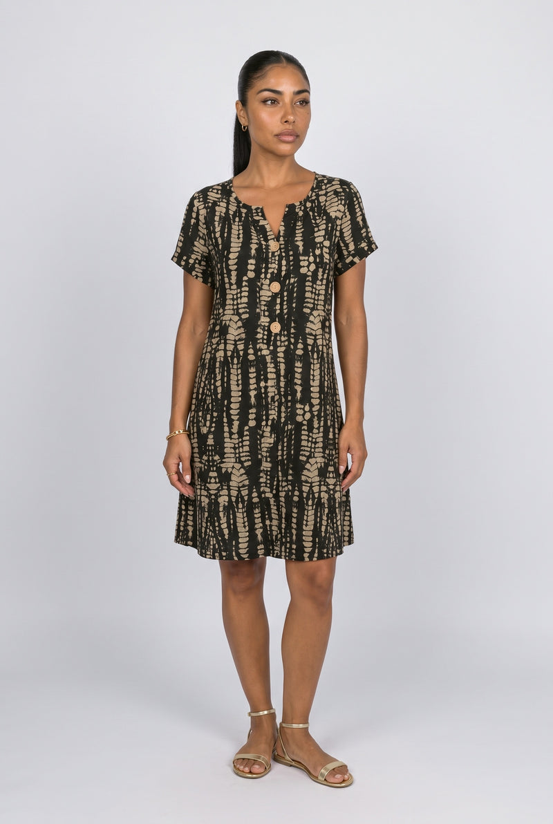 Print A-Line Summer Dress