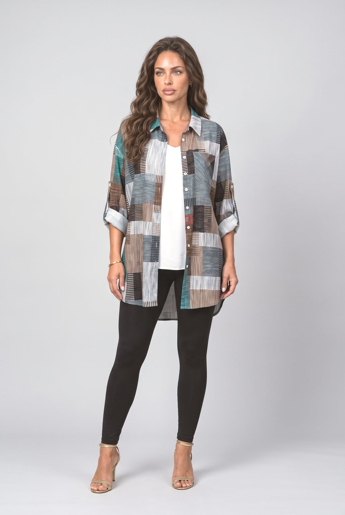 Plaid Denim Jacket