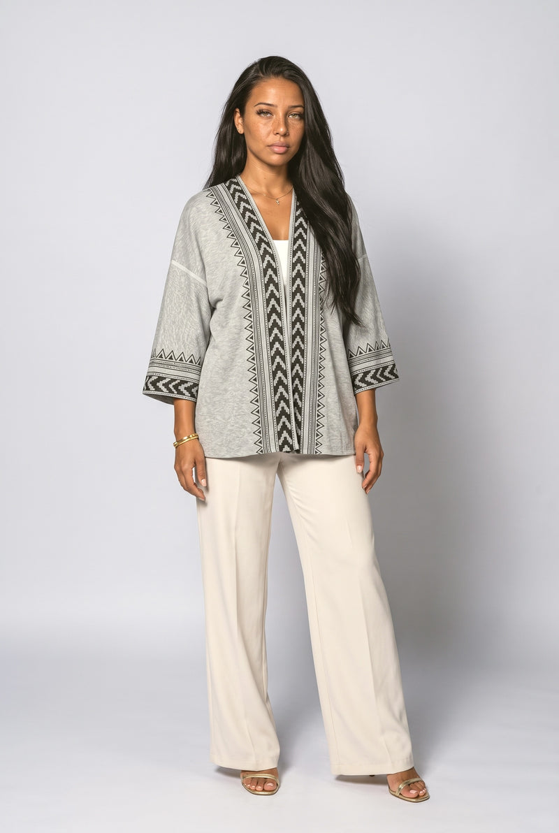Geometric Knit Cardigan