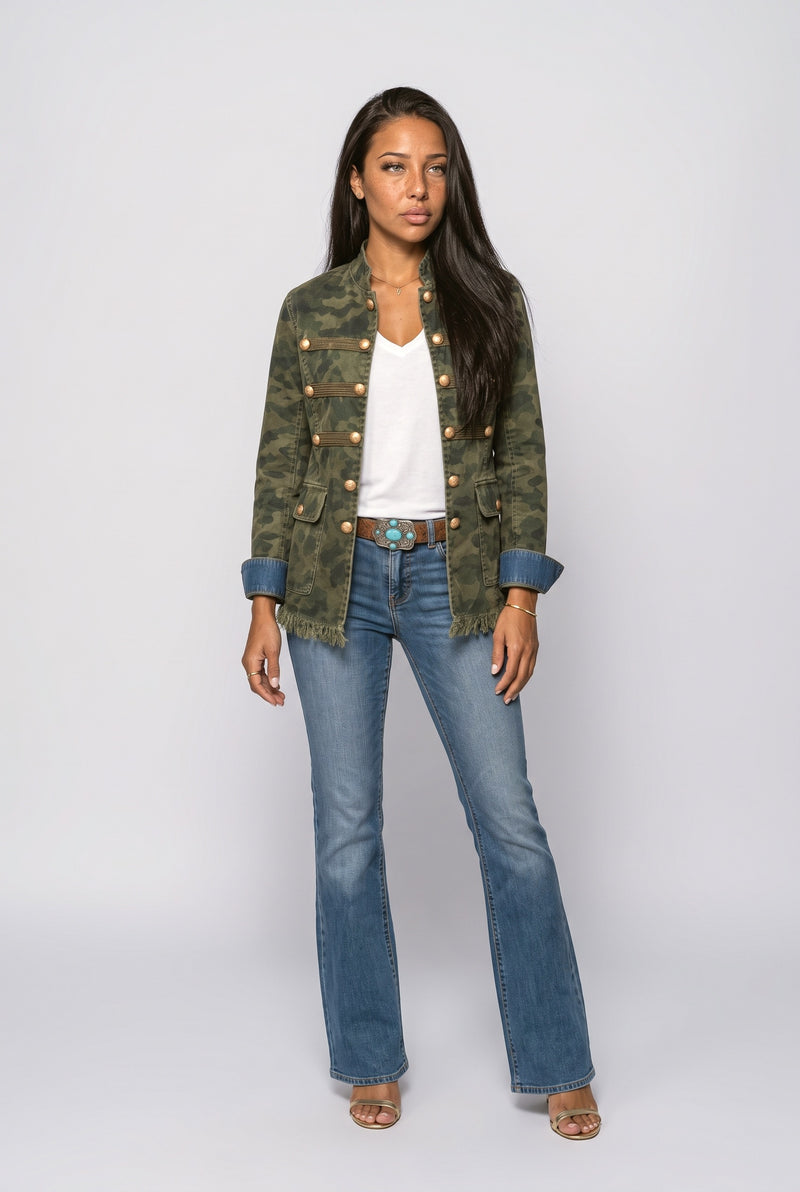 Green Denim Jacket