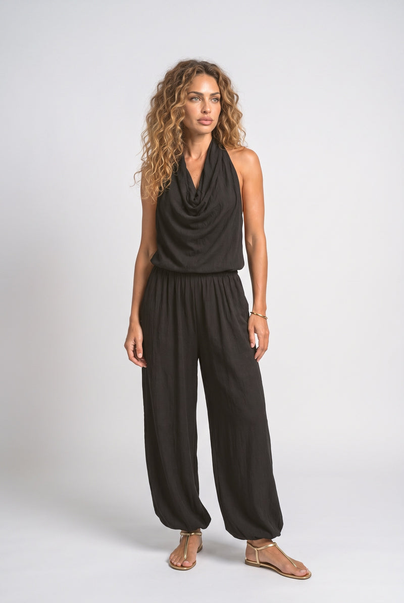 Halter Neck Two Piece Outfit